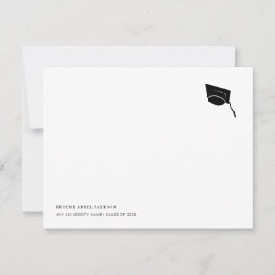 Carte De Correspondance Classe Classique Simple de Grad Mortar Casquette G