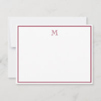 Classique Burgundy Royal Vintage Monogramme