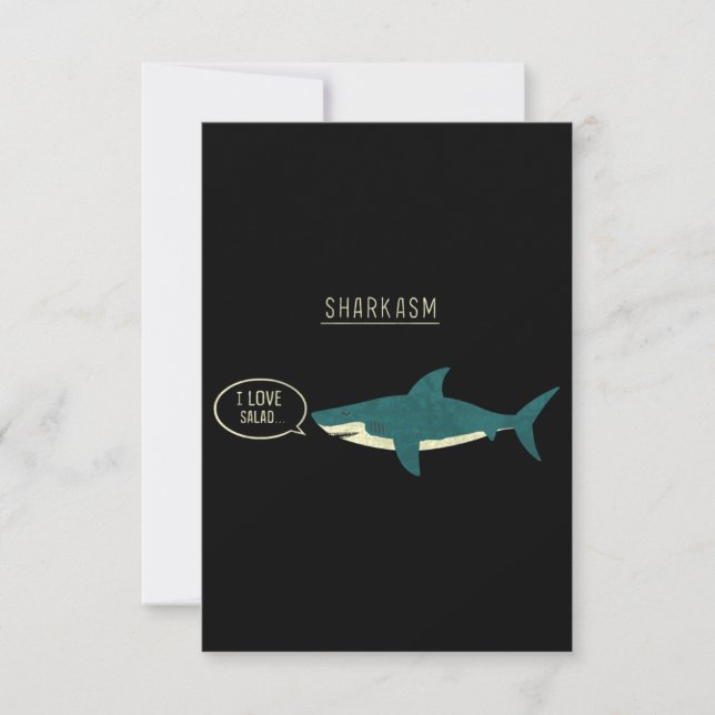 Carte De Correspondance Classique de Sharkasm (Devant)