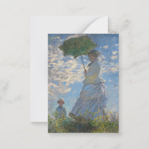 Carte De Correspondance Claude Monet Femme à l'ombrelle Beaux-Arts