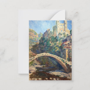 Carte De Correspondance Claude Monet - Le Château de Dolceacqua