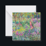Carte De Correspondance Claude Monet - Le jardin d'Iris à Giverny<br><div class="desc">Jardin d'Iris à Giverny / Jardin d'Artiste à Giverny - Claude Monet,  1899-1900</div>
