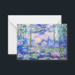 Carte De Correspondance Claude Monet - Nymphéas / Nymphéas 1919<br><div class="desc">Nymphéas (W.1852) - Claude Monet,  Huile sur toile,  1916-1919</div>