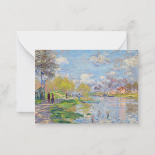 Carte De Correspondance Claude Monet - Printemps de la Seine