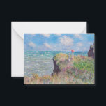 Carte De Correspondance Claude Monet - Promenade Cliff à Pourville<br><div class="desc">Promenade de Cliff à Pourville / Promenade sur la falaise,  Pourville - Claude Monet,  1882</div>