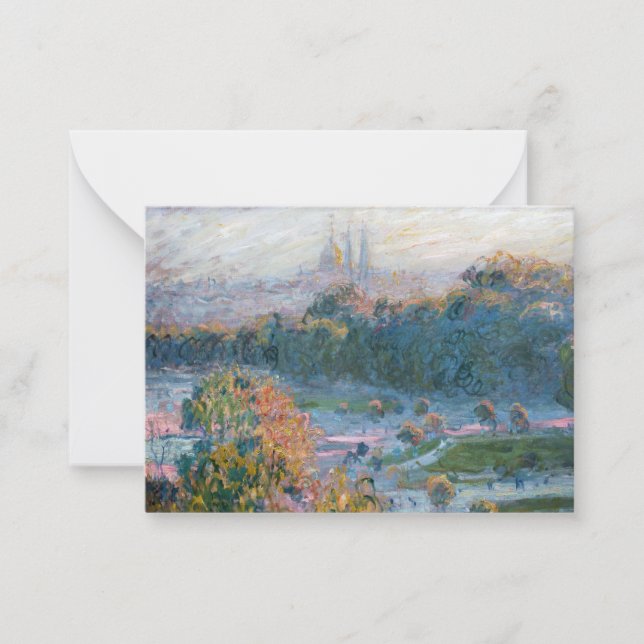 Carte De Correspondance Claude Monet - Vue des Tuileries, étude (Devant)