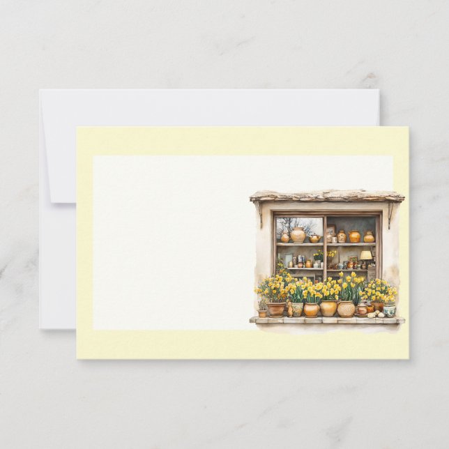 Carte De Correspondance Clipart Printemps Italien (Devant)