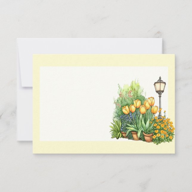 Carte De Correspondance Clipart Printemps Italien (Devant)