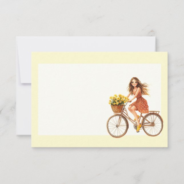 Carte De Correspondance Clipart Printemps Italien (Devant)