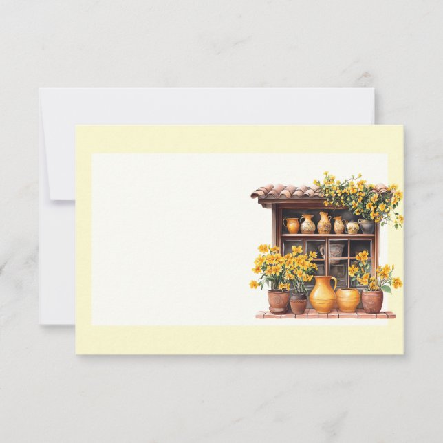 Carte De Correspondance Clipart Printemps Italien (Devant)
