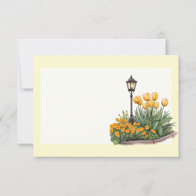 Carte De Correspondance Clipart Printemps Italien (Devant)