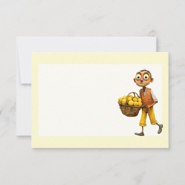 Carte De Correspondance Clipart Printemps Italien (Devant)