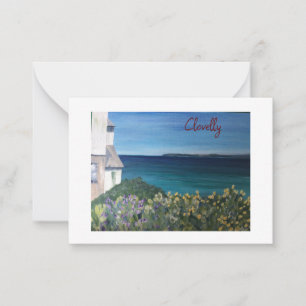 Carte De Correspondance Clovelly Devon 