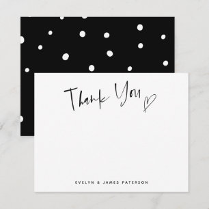 Carte De Correspondance Coeur de Merci simple
