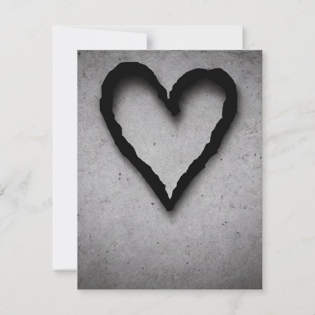 Carte De Correspondance Coeur gauche, no 01 (Devant)