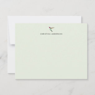 Carte De Correspondance Colibri d'Anna
