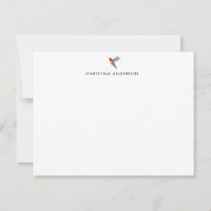 Carte De Correspondance Colibri roux