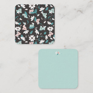 Carte De Correspondance Coloré Koala Motif mignon animal et floral