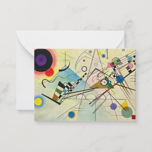 Carte De Correspondance Composition 8, 1923 by Wassily Kandinsky (Devant)