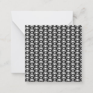Carte De Correspondance Conception de crâne de pirate