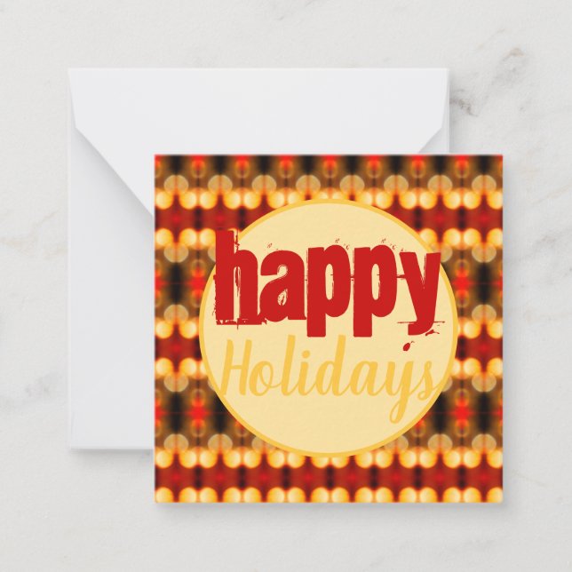 Carte De Correspondance Conception Motif Avec Rouge (Devant)