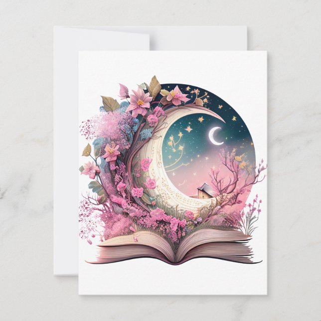 Carte De Correspondance Conception pour amateur de livres de fantasy (Devant)