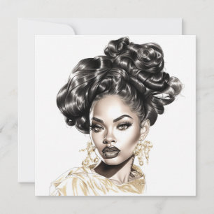 Carte De Correspondance Confiance colorée : Donner du pouvoir aux femmes P