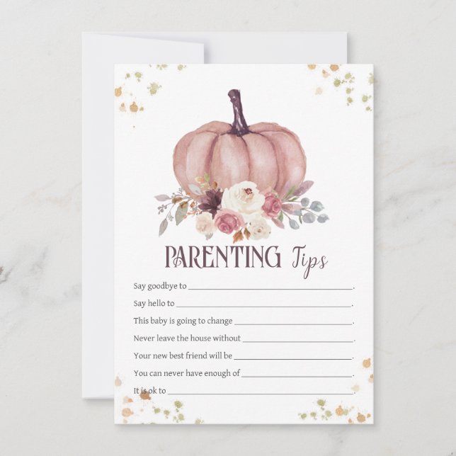 Carte De Correspondance Conseils aux parents floraux, conseils aux parents (Devant)