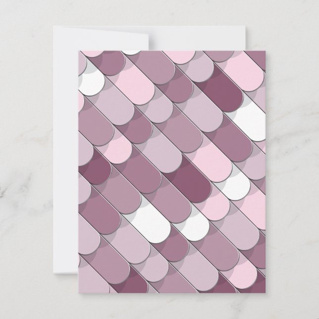 Carte De Correspondance Construction Abstraite (tuiles) 2 (Devant)