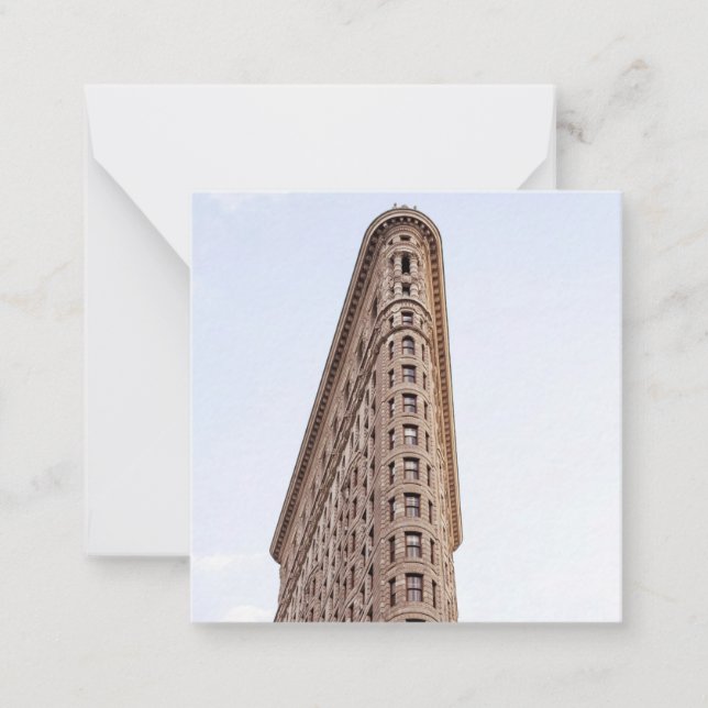 Carte De Correspondance Construction de Flatiron (Devant)