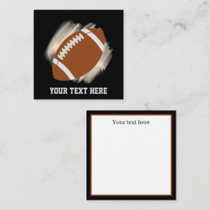 Carte De Correspondance Cool Football sports ajouter un texte