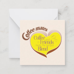 Carte De Correspondance Copains de café