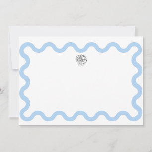 Carte De Correspondance Coquillage stationnaire