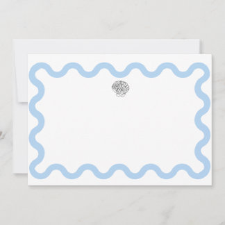 Carte De Correspondance Coquillage stationnaire