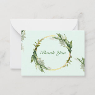 Carte De Correspondance Corolle Merci de courge verte