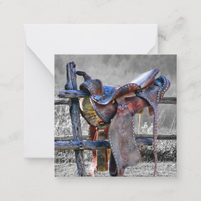 Carte De Correspondance Corral Fence Western (Devant)