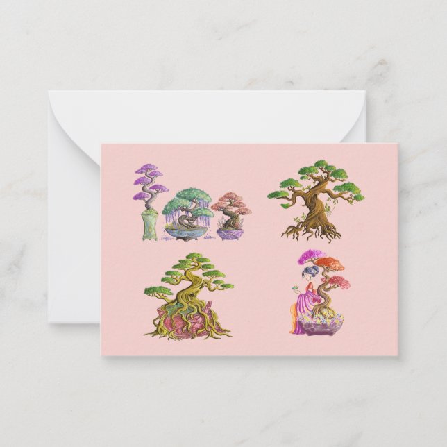 Carte De Correspondance Correspondre avec des bonzaïs (Devant)