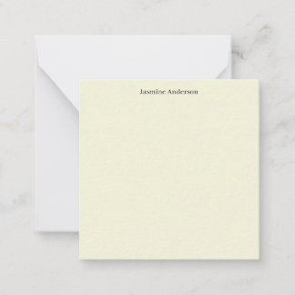 Carte De Correspondance Couleur Beige minimaliste moderne professionnelle