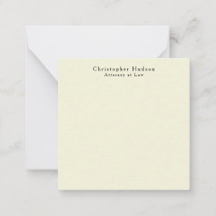 Carte De Correspondance Couleur Beige Simple Uni Minimaliste