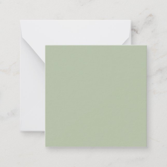 Carte De Correspondance Couleur claire et verte (Devant)