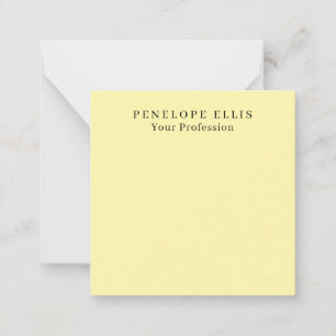 Carte De Correspondance Couleur crème Unique Original Classic Professional