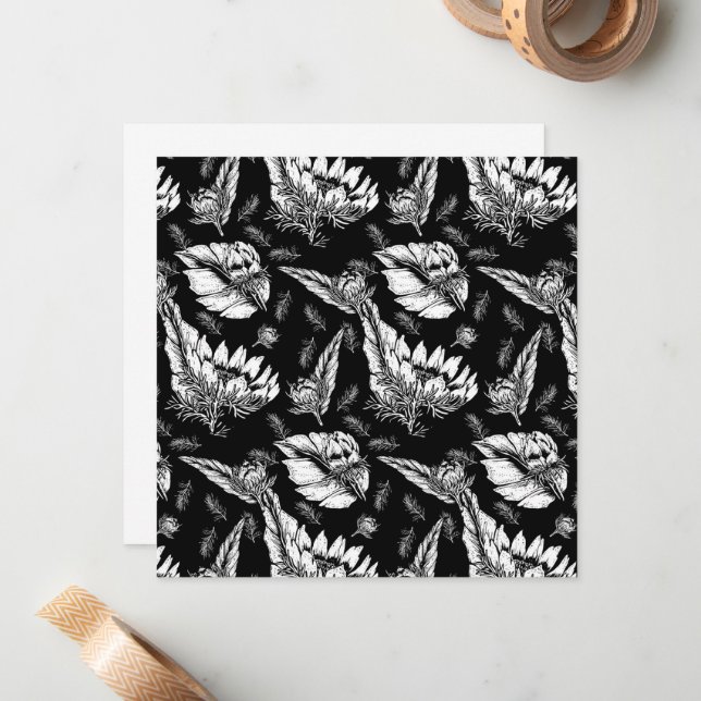 Carte De Correspondance Couleur de vos propres tournesols (Devant/Arrière en situation)