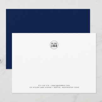 Carte De Correspondance Couleur personnalisée Moderne Minimaliste Ajouter