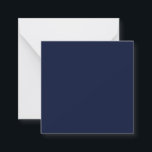 Carte De Correspondance Couleur solide bleu marine de minuit<br><div class="desc">Découvrez l'élégance de Midnight Navy Blue, un bleu marine captivant qui évoque le mystère serein d'un ciel de minuit et les profondeurs profondes de l'océan. Cette teinte sophistiquée apporte une touche d'énigme et de tranquillité, Parfait pour ajouter un énoncé subtil mais impactable, cette couleur s'intègre harmonieusement dans l'esthétique moderne et...</div>