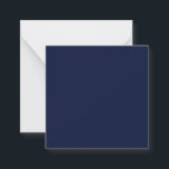 Carte De Correspondance Couleur solide bleu marine de minuit<br><div class="desc">Découvrez l'élégance de Midnight Navy Blue, un bleu marine captivant qui évoque le mystère serein d'un ciel de minuit et les profondeurs profondes de l'océan. Cette teinte sophistiquée apporte une touche d'énigme et de tranquillité, Parfait pour ajouter un énoncé subtil mais impactable, cette couleur s'intègre harmonieusement dans l'esthétique moderne et...</div>