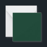 Carte De Correspondance Couleur solide vert foncé<br><div class="desc">Couleur solide vert foncé. Un vert forestier profond et luxuriant qui respire la tranquillité et la force. Cette teinte envoûtante évoque la sérénité des forêts denses et la richesse du feuillage des pins. Cette ombre sophistiquée apporte une touche d'élégance intemporelle. Cette couleur offre un équilibre parfait entre calme et intensité....</div>