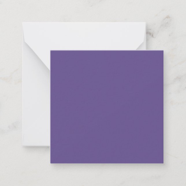 Carte De Correspondance Couleur uni violet ultra violet (Devant)
