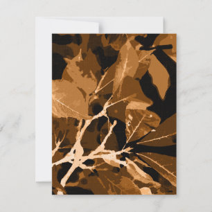 Carte De Correspondance Couleurs d'automne, feuille 6