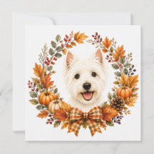 Couronne d'automne Westie