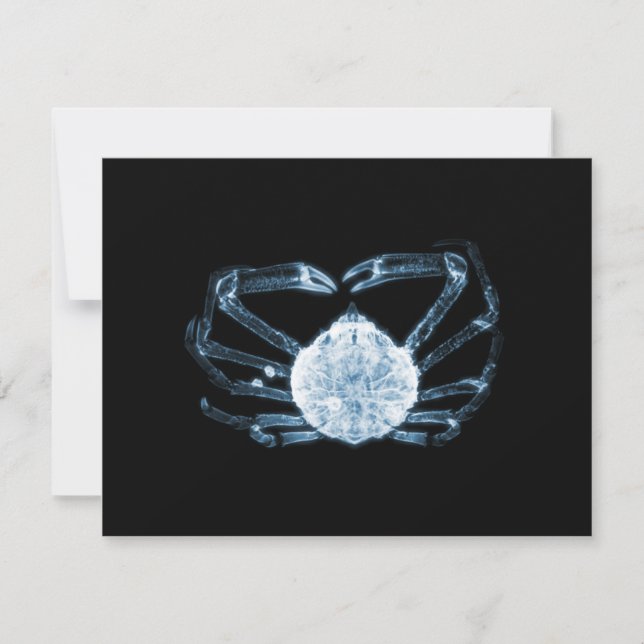 Carte De Correspondance Crabe à rayons X (Devant)